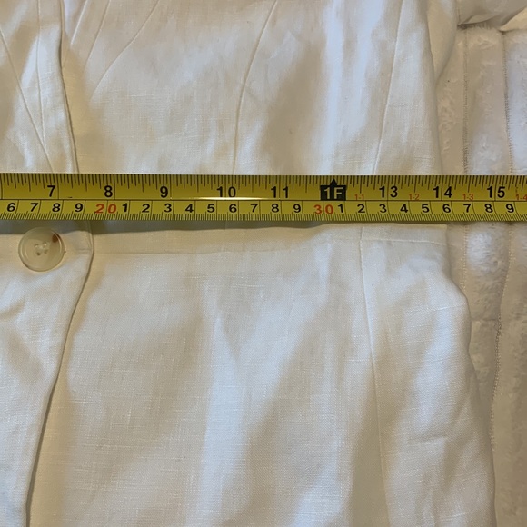 New with tags Banana Republic White linen blazer - Picture 11 of 11